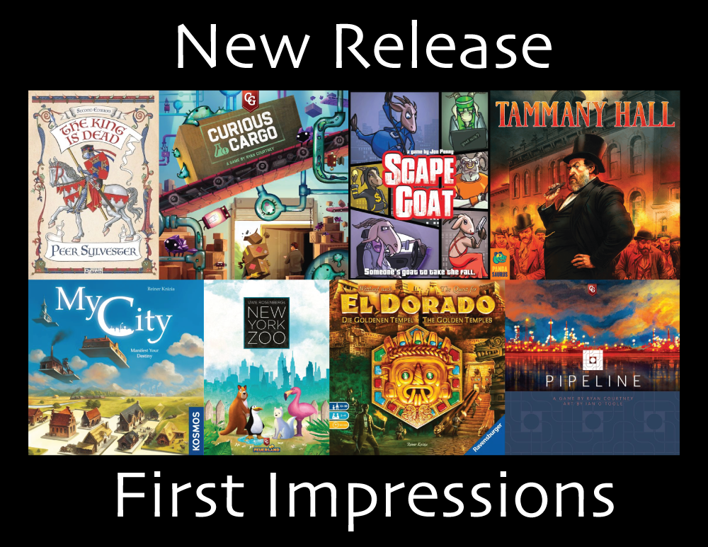 Candid Cardboard: New Release 1st Impressions (November 2020)