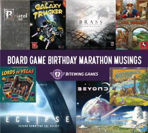 Board Game Birthday Marathon Musings