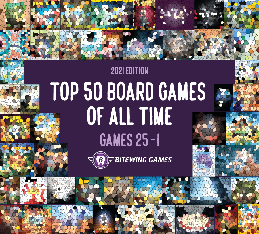 Top 50 Board Games of All Time — 2021 Edition — Games 25-1