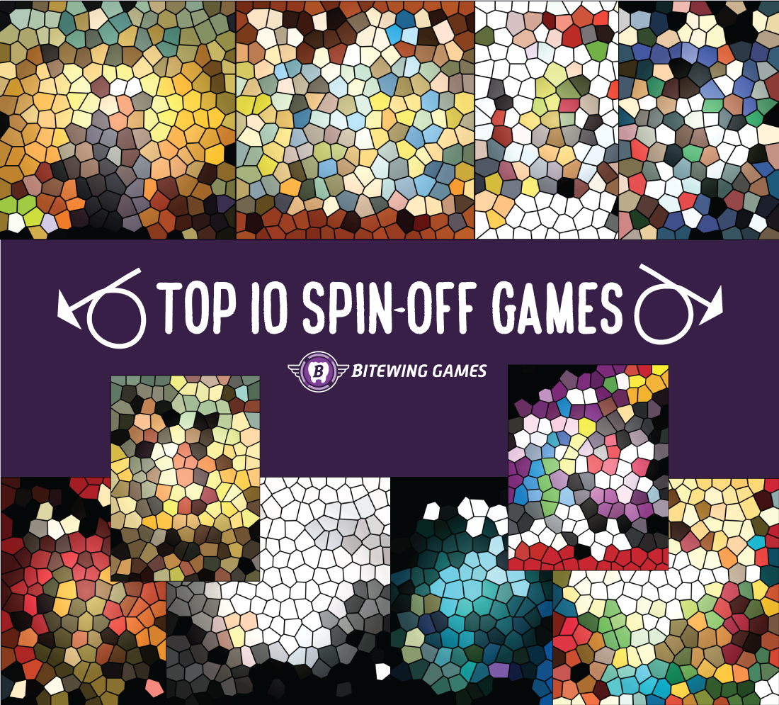 Top 10 Spin-off Board Games - Bitewing Games