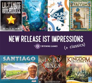 1st impressions of Sound Box, Ultimate Railroads, Into the Blue, Faiyum, and more!