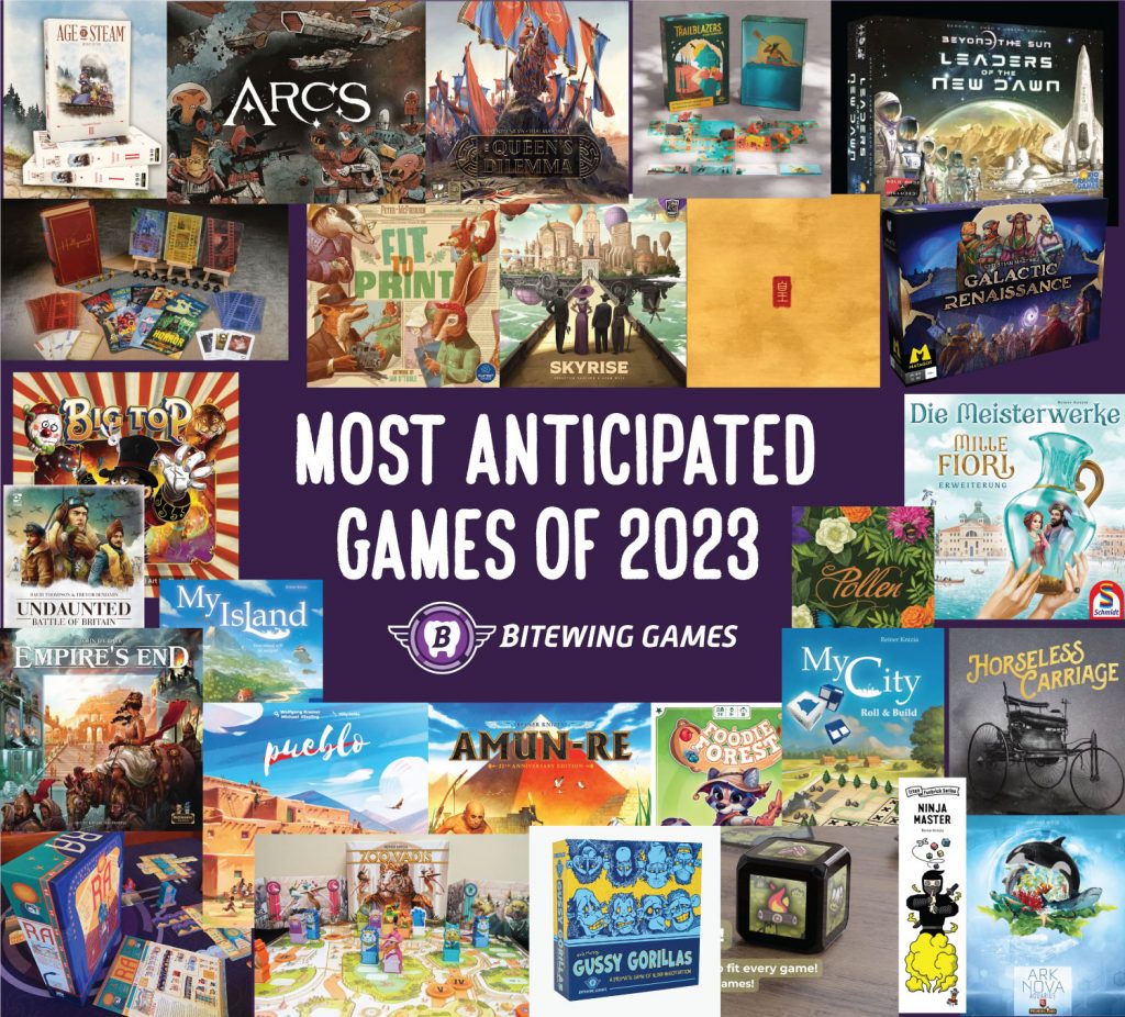 Most Anticipated Board Games of 2023 Bitewing Games