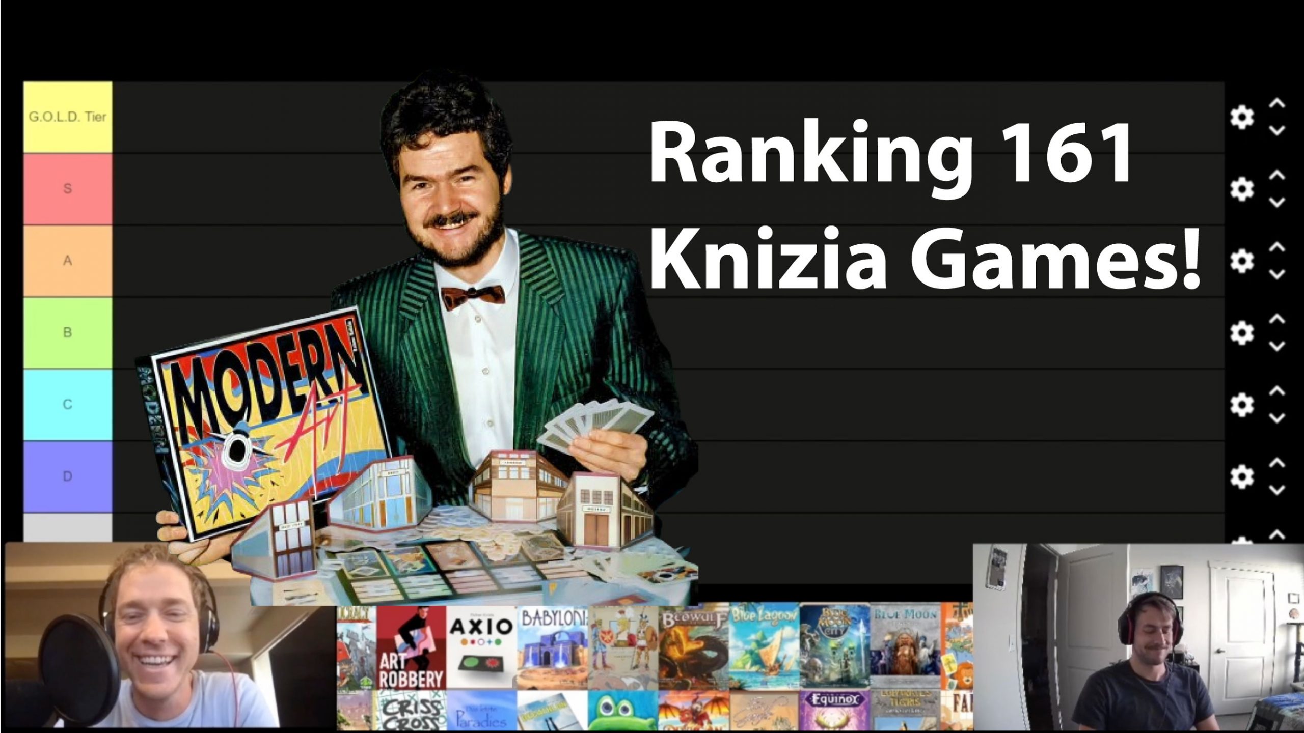 Ultimate Reiner Knizia Tier List — Ranking 161 Knizia Board Games!