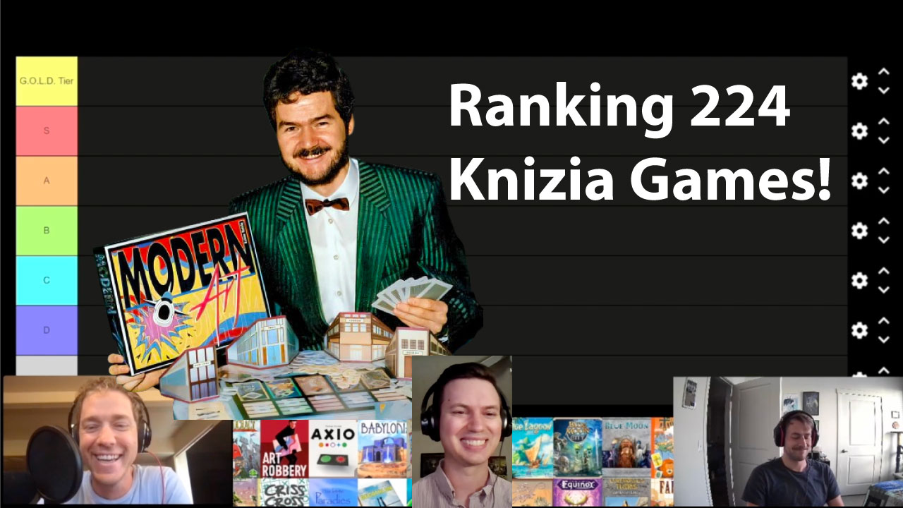 Read more about the article Ultimate Reiner Knizia Tier List — Ranking 224 Knizia Board Games!
